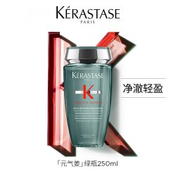 卡诗 男士元气姜绿瓶氨基酸洗发生姜净油蓬松
