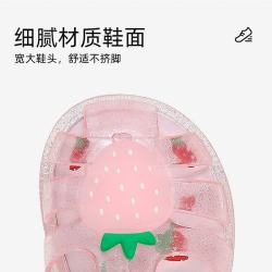 泰兰尼斯 女童闪灯凉鞋