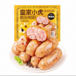 皇家小虎 肉感满满 黑椒味烤肠  500g （任选5件）