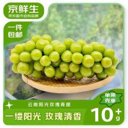 京鲜生 阳光玫瑰青提净重4.5-5斤装 单果10g+ 葡萄/提子生鲜水果源头直