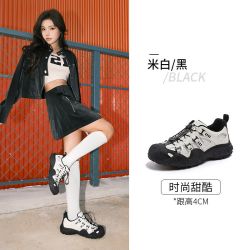 骆驼 女鞋2026年春季新款户外徒步登山鞋女款复古休闲运动鞋板鞋