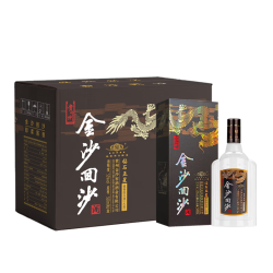 金沙 回沙酒 钻石五星 53%vol 酱香型白酒 500ml*6瓶 整箱装