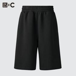 优衣库 482758 C系列合作款 宽松运动短裤 黑色 4XL