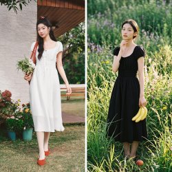 森马 连衣裙女夏季肌理蝴蝶结2026新款简约风法式气质优雅初恋裙子