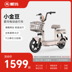 爱玛 小金豆 48V铅酸电池 新国标电动自行车
