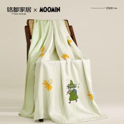 MIDO HOUSE 姆明联名 天丝纤维 花田演奏家 120cm*150cm 毛毯