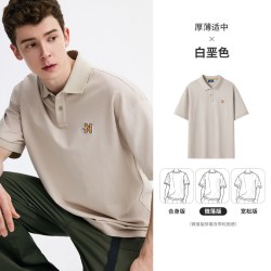 NVG·YOUNG NAVIGARE意大利小帆船夏季新款休闲polo衫男短袖翻领T恤菠萝衫