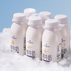 1号会员店 4.0g乳蛋白鲜牛奶 200g*6瓶