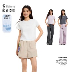 美特斯邦威 女款T恤短袖
