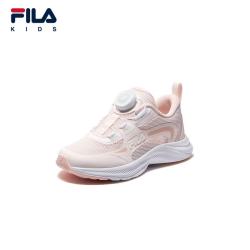 FILA 儿童跑步鞋 旋钮扣透气 玫瑰水粉/斐乐白-RA 32码