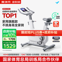 麦瑞克 动感单车家用智能自发电器材室内自行车绝影ONE2代 MR-S10W4 2代Pro版-12KG超感强磁控-自发电