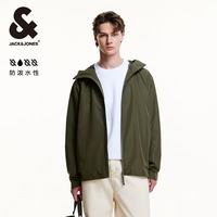杰克琼斯 连帽夹克外套 葡叶绿 L 男士夹克