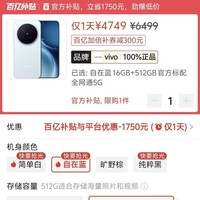 vivo X300 Pro 卫星通讯版 16+512G