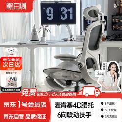 黑白调 P2 Pro 人体工学椅 霜白 脚托款