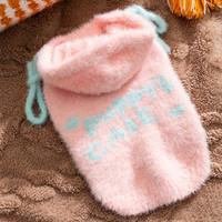 艾格辰 秋冬狗狗保暖Pet Sweater粉色XS