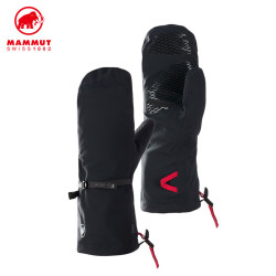 MAMMUT Shell男女同款户外登山防风速干耐磨手套 1190-00030 黑色10