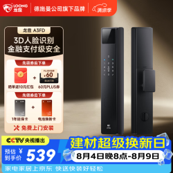 龙霆 A3FD 人脸识别 全自动电子锁