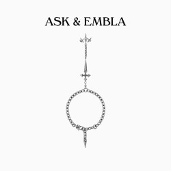 Ask & Embla 十字架链条做旧工艺项链