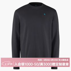 klattermusen 10422根源Logo版男款长袖T恤 渡鸦黑 M