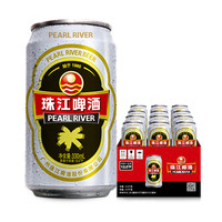 珠江啤酒 12度经典老珠江330mL*12罐