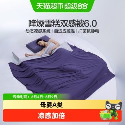 水星家纺 A类抗静电凉感夏被 纤维被