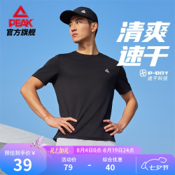 匹克 DF652167 速干透气 运动T恤
