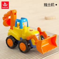 汇乐玩具 HUILE TOYS）工程车队婴幼儿童汽车玩具宝宝挖掘机