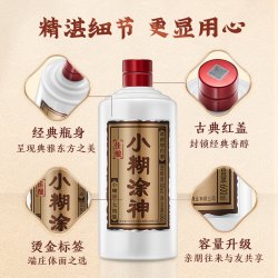 小糊涂仙 小糊涂神佳酿 52度 浓香型白酒 600ml单瓶装
