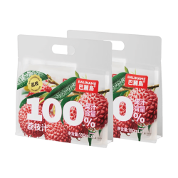 巴麗岛 果汁饮料 荔枝汁180ml*10袋 清爽解腻清甜饮品  临期