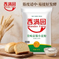 香满园 美味富强小麦面粉 家用包子馒头饺子中筋面粉