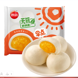 思念 早餐任选半成品早餐面点早餐组合饭团包子馒头小笼包速食方便食品 早点奶黄包390g