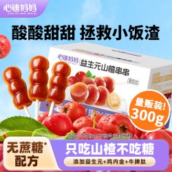 心迪妈妈 山楂葫芦串串 休闲零食 100g*3+30g*2