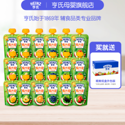 亨氏 果汁泥零食辅食儿童食用果泥HBB宝宝零食