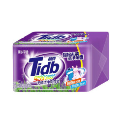 航牌 Tidb 薰衣草洗衣皂 透明皂 100g*3+30g*2 去污 家用正品
