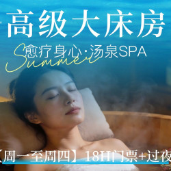 （周一至周四）18H高级大床房+18H门票+过夜费