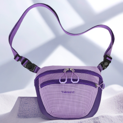 江麒 斜挎包运动女轻便休闲包单肩包高级感通勤随身包户外拎包防水旅游