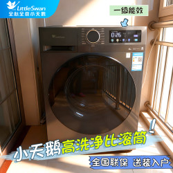 SWAN 小天鹅洗衣机全自动家用变频滚筒带洗洪洗脱一体10/12公斤除菌洗
