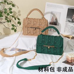 香格 女士手工编织斜挎包