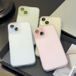 欧克里里 磨砂半透适用于iphone16promax苹果14/13/15手机壳保护套