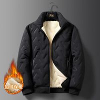 无品牌 男士加绒加厚羊羔绒棉服
