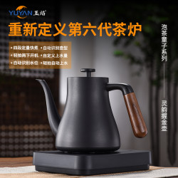 玉焰 不锈钢全自动家用底部上水电热泡煮茶养生烧水玻璃壶泡茶童子