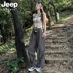 JEEP SPIRIT 女款冲锋裤 户外登山徒步工装裤