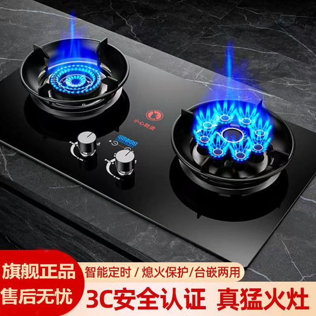兴旺好太太 家用燃气灶猛火灶双灶燃气灶液化气灶具两用天然气炉灶