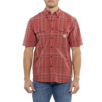 carhartt 106746 Loose Fit Midweight Plaid Shirt - Short Sleeve