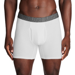 UnDeR Armour 安德玛 性能纯棉平角短裤 纯色 6英寸 3条装 白色 主线 3XL
