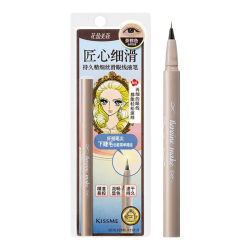kiss me 花盈美蔻 持久精细 丝滑眼线液笔 01茶棕色