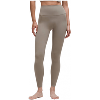 lululemon Align女士高腰紧身裤26英寸 暖褐灰 XL