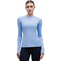 lululemon It's Rulu 女士长袖运动衫 芯吸 西纳特拉蓝 M