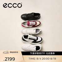 ecco 板鞋女 软面休闲鞋舒适运动女鞋 街头720系列HL 黑色  37