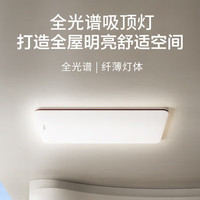 Panasonic 吸顶灯客厅灯全光谱护眼灯具超薄 咖色现代极简风140瓦 HHXQX163